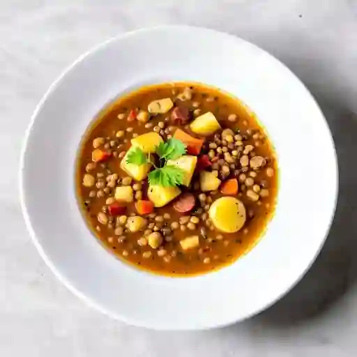 Sopa de Lentejas con Chorizo