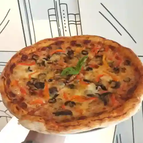 Pizza Oliva y Pimientos