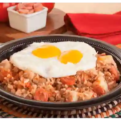 Huevos con Calentado