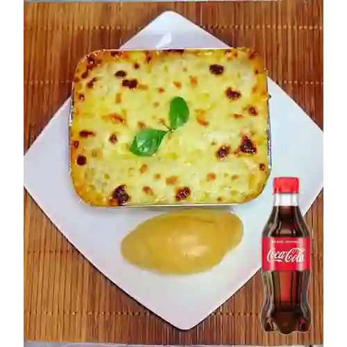Combo Pasticho ( Lasaña) + Coca-cola 250Ml
