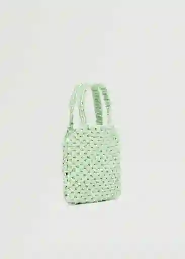 Bolso P Manuela Verde Talla 99 Mujer Mango