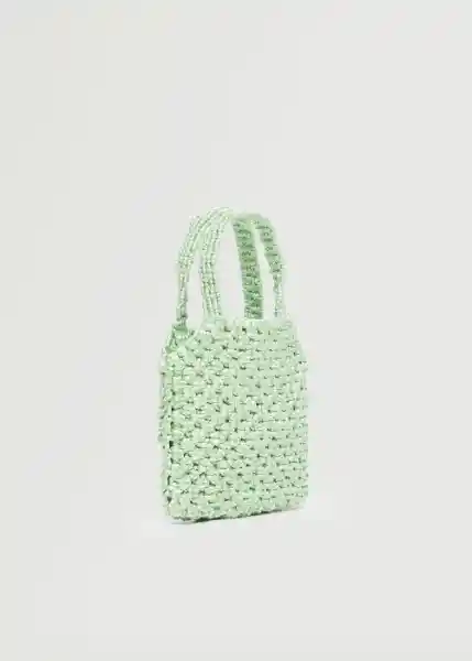 Bolso P Manuela Verde Talla 99 Mujer Mango