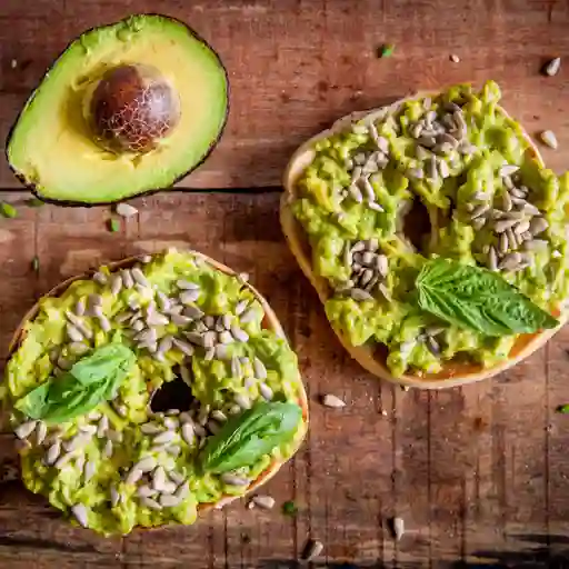 Bagel Avocado Toast (Vegetariano)