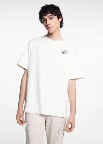 Camiseta Beach Off-White Talla 20 Niño Mango