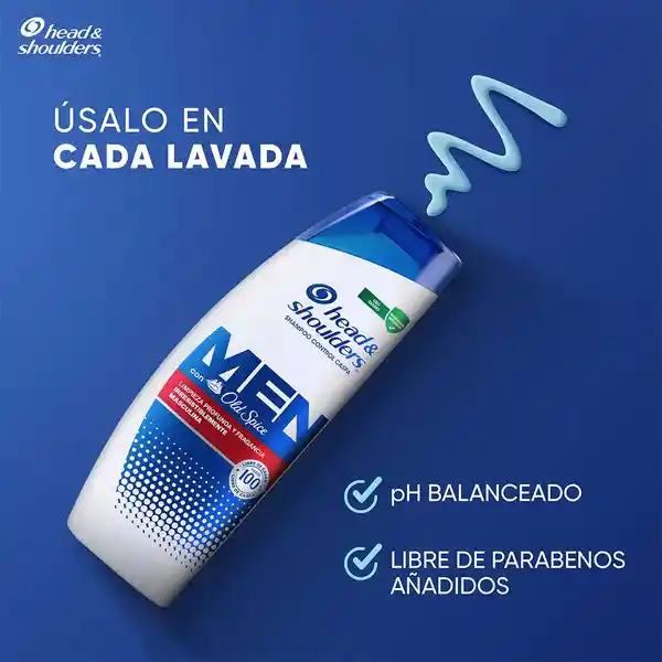 Shampoo Head Shoulders Old Spice para Hombres 650 mL