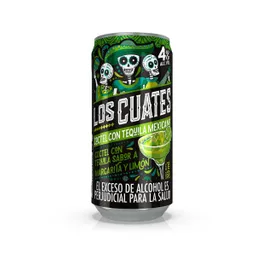 Los Cuates Coctel Tequila Margarita Limón