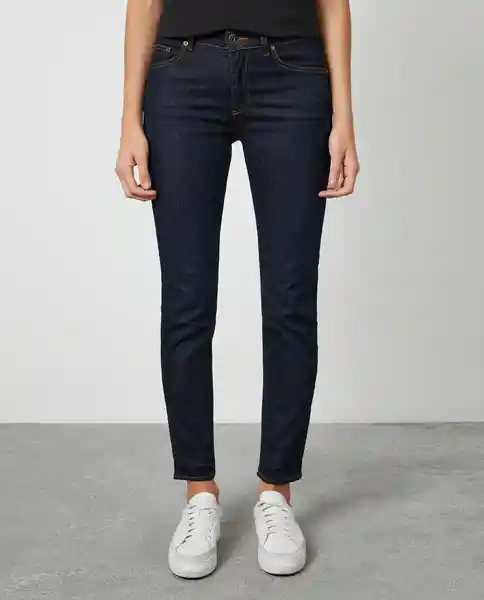 Jean H. Rise Cosmo Bc Raw Deni Femenino Azul Dark 8 Chevignon