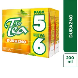 Mr Tea Pack Durazno 200 mL x 6 Und