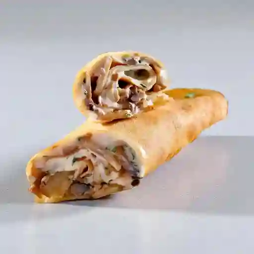 Wrap de Pollo con Champiñones