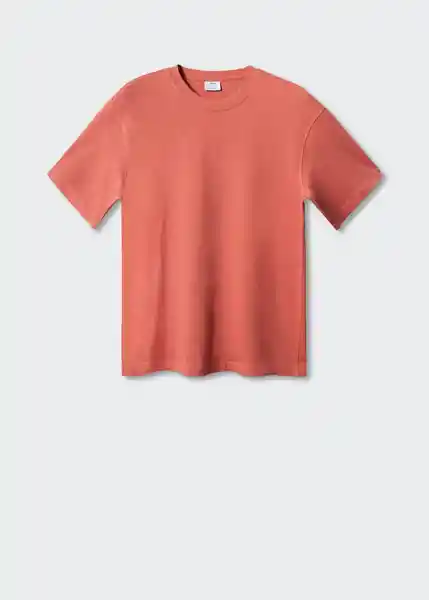 Camiseta Anouk Coral Talla M Hombre Mango