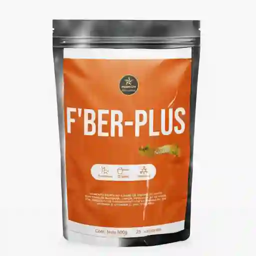 Fber Plus Alimento en Polvo Bio Zem Sabor Naranja