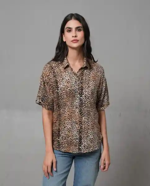 Camisa Mujer Beige M 213G025_BEI161010 Rifle
