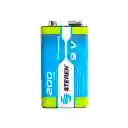 Pila Recargable Nimh 9v Cuadrada 200 Mah