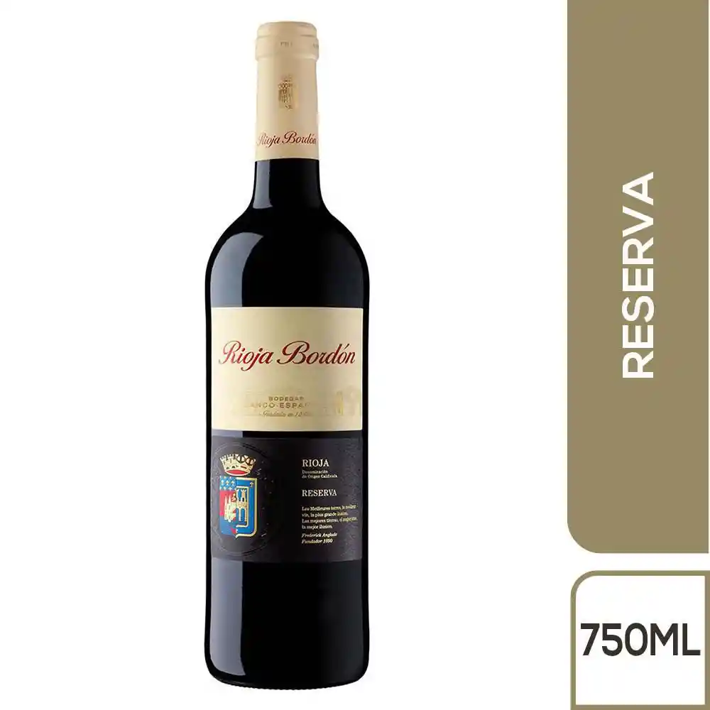 Rioja Bordon Vino Tinto Tempranillo Garnacha y Mazuelo