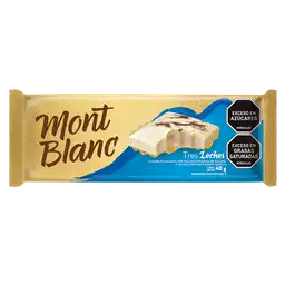 Mont Blanc Chocolate Golosina Tres Leches Blanco