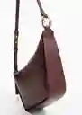 Bolso P Ashley Burdeos Talla 99 Mujer Mango