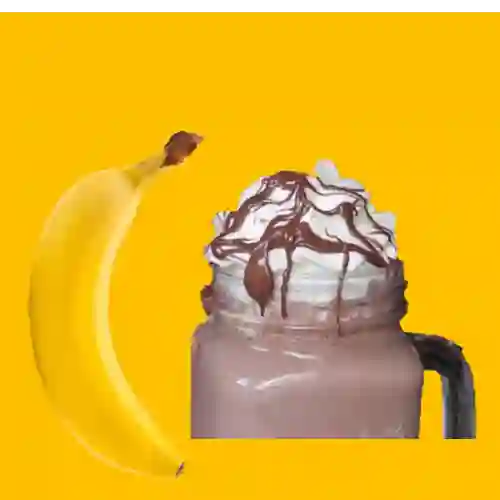 Malteada de Nutella y Banano