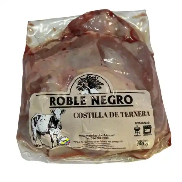 Costilla Ternera Roble Negro