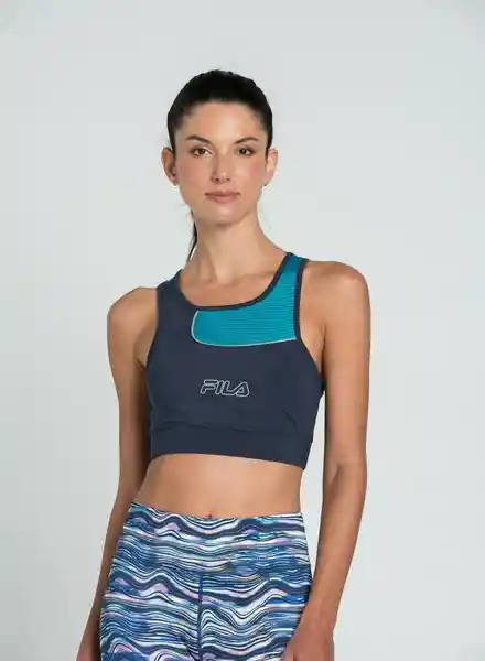 Fila Top Para Dama Color Azul Talla S