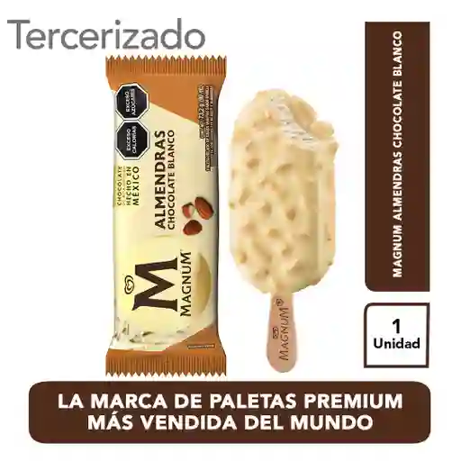 Magnum Helado Blanco Almendras