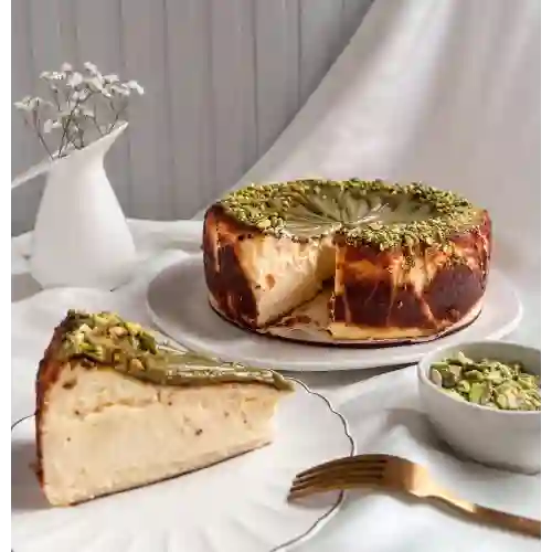 Tarta Vasca Pistacho