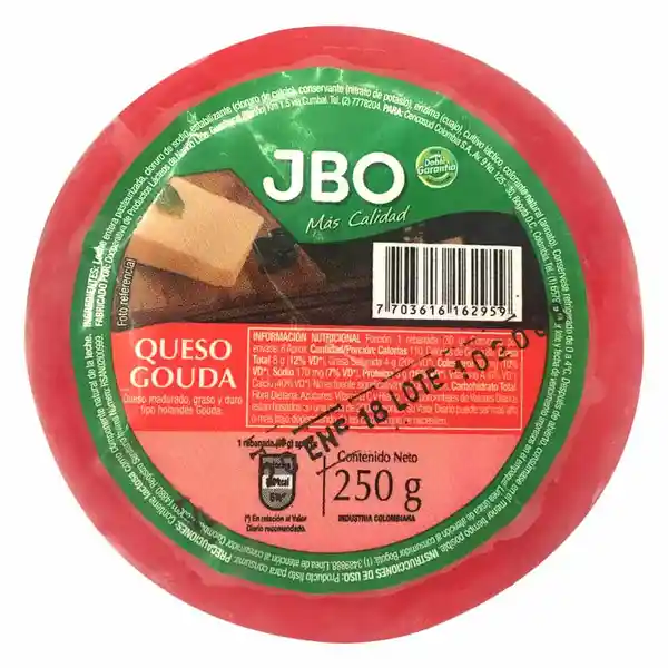 Queso Gouda Jbo Bola