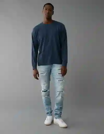 Jean Hombre Azul Talla: 30 x 30 7160918 American Eagle