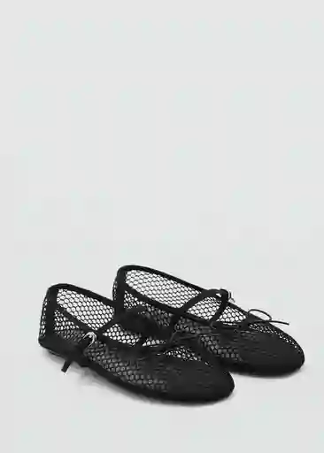 Zapatos Gala Negro Talla 36 Mujer Mango