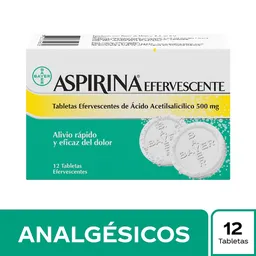 Aspirina Efervecente Tabl Efervescente