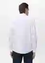 Camisa Play Blanco Talla L Hombre Mango