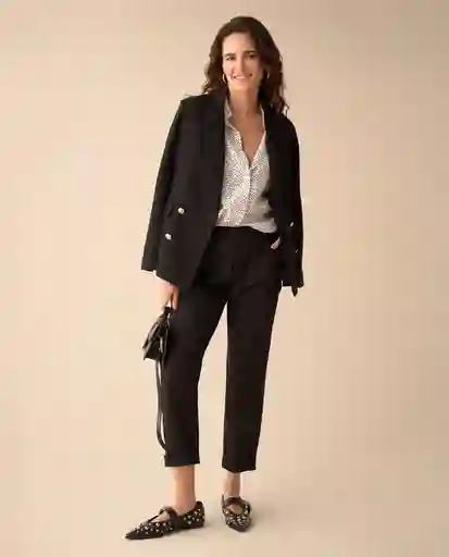 Pantalón Jaguar Negro Ultraoscuro Talla 12 431G006 Esprit