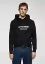 Buzo Sudadera Appartme Negro Talla L Hombre Mango