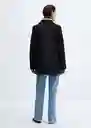 Abrigo Lively Navy Talla S Mujer Mango