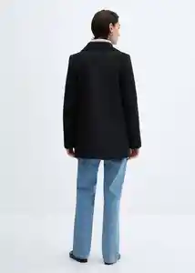 Abrigo Lively Navy Talla S Mujer Mango