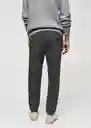 Pantalón Murlo Gris Talla 42 Hombre Mango