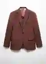 Blazer Americana Salerno Burdeos Talla 54 Hombre Mango