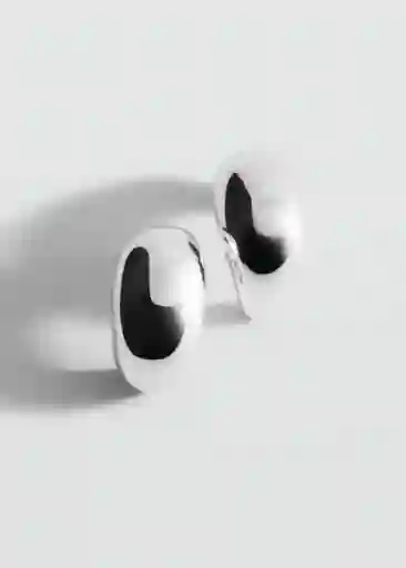 Pendientes Janice Plata Talla 99 Mujer Mango