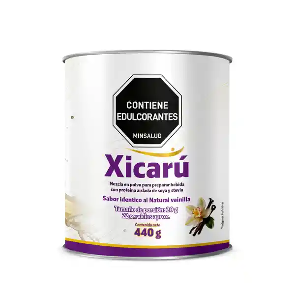 Xicaru Polvo Calcio Sabor Vainilla