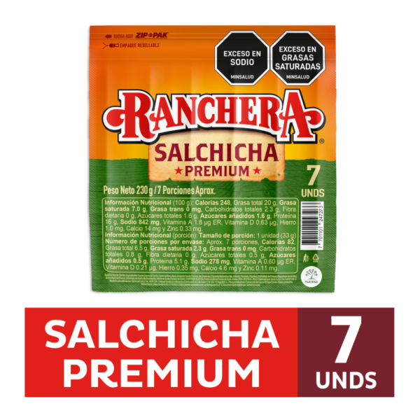 Ranchera Salchicha Premium 230g