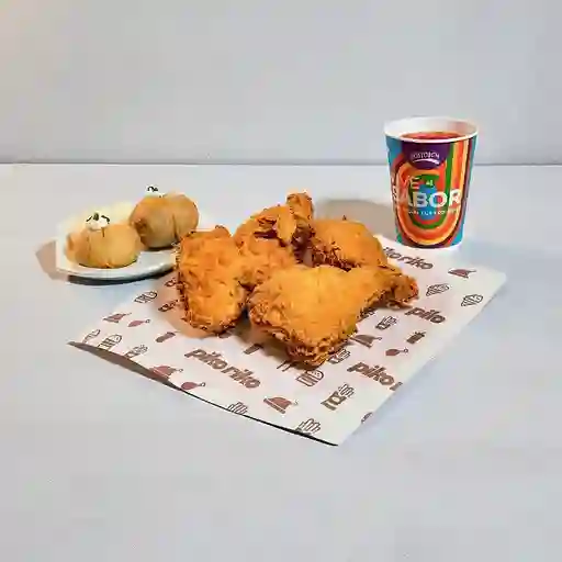 Pollo Broasted 4 Presas
