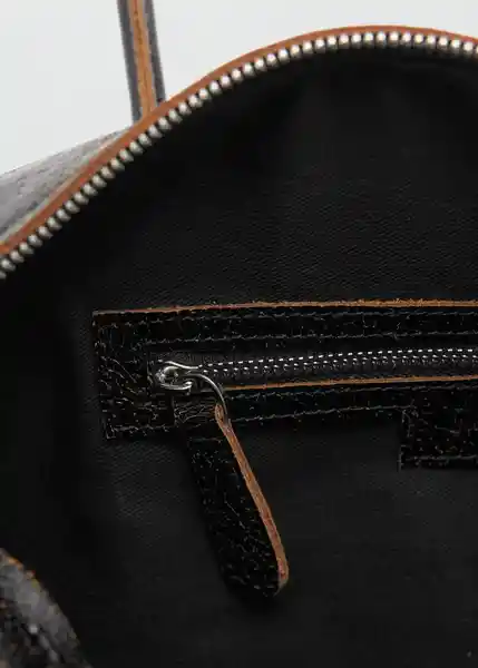 Bolso P Kali Negro Talla 99 Mujer Mango