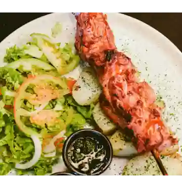 Chuzo de Costilla con Bbq