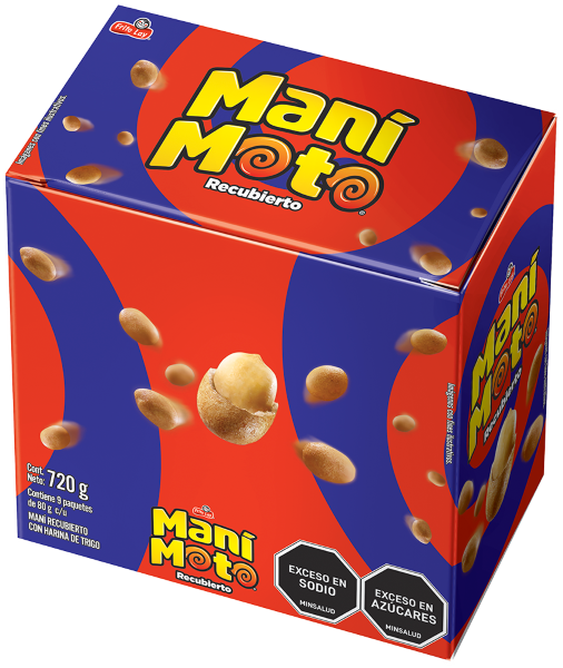 Maní Moto Maní Recubierto Sabor Original 80 g
