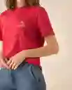 Camiseta Rojo Tango Oscuro Talla L 603G000 Esprit