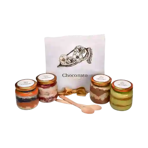 Cajita X4 Postres para Regalo