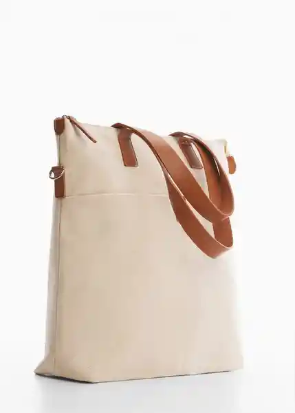 Bolso M Journey Beige Talla 99 Hombre Mango