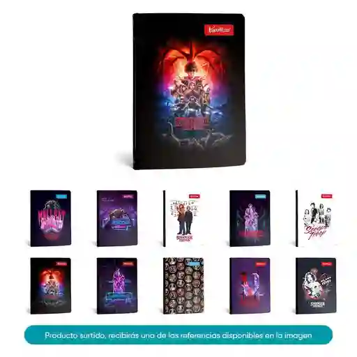 Keepermate Cuaderno Stranger Things Cuadriculado 100 Hojas