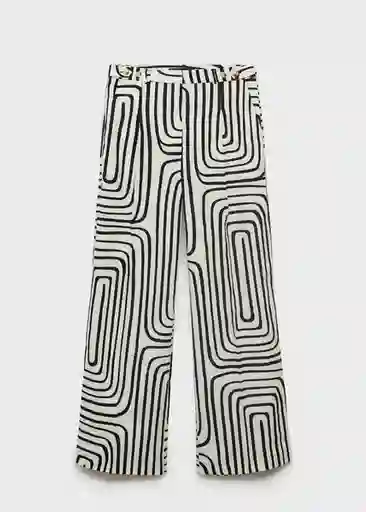 Pantalón Doty Crudo Talla 38 Mujer Mango