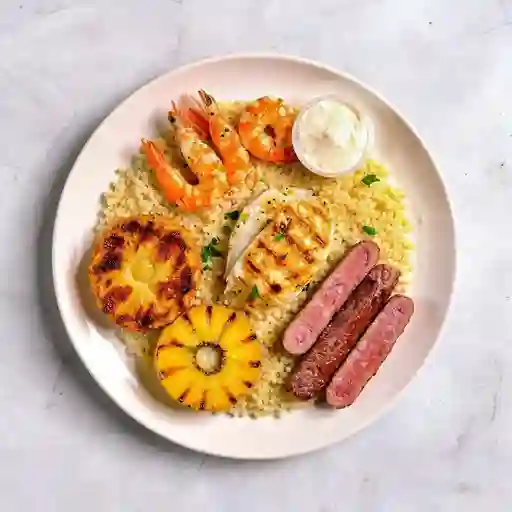 Arroz Paisa + Pinchos