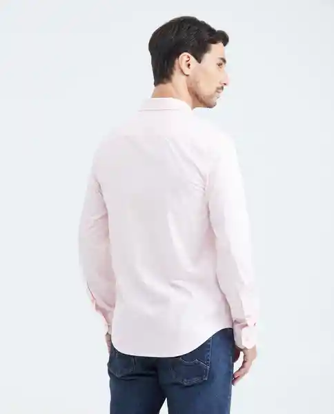 Camisa Carbón Pocket Rosa Popurrí Claro L Chevignon